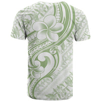 Hawaii Plumeria Lokelani Pikake Lei T Shirt Oma'oma'o Polynesian Tattoo LT9 - Polynesian Pride