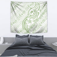 Hawaii Plumeria Lokelani Pikake Lei Tapestry Oma'oma'o Polynesian Tattoo