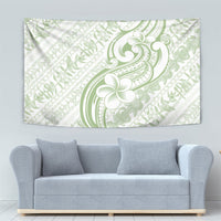 Hawaii Plumeria Lokelani Pikake Lei Tapestry Oma'oma'o Polynesian Tattoo