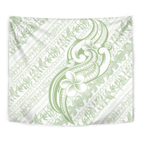 Hawaii Plumeria Lokelani Pikake Lei Tapestry Oma'oma'o Polynesian Tattoo