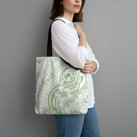 Hawaii Plumeria Lokelani Pikake Lei Tote Bag Oma'oma'o Polynesian Tattoo LT9 - Polynesian Pride
