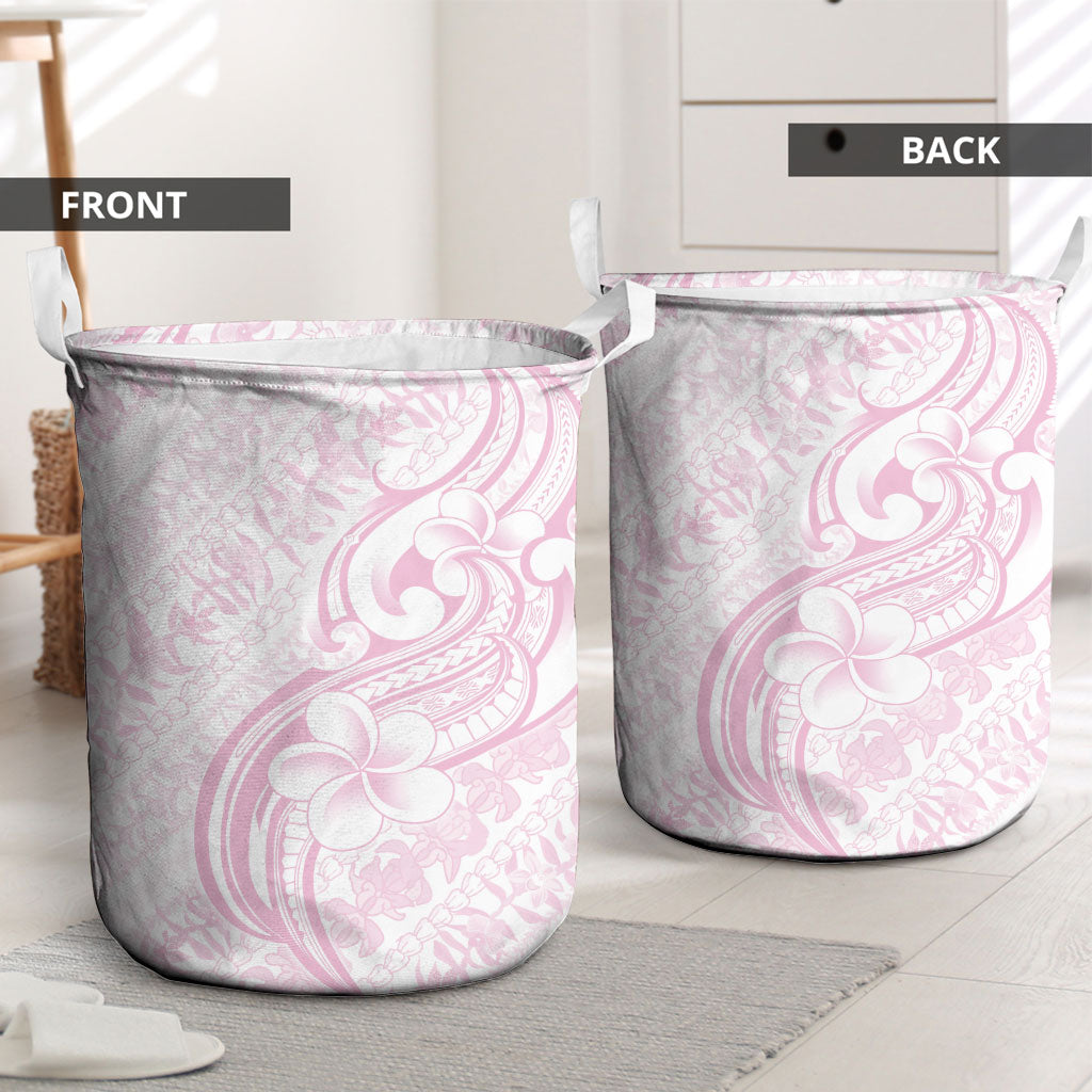 Hawaii Plumeria Lokelani Pikake Lei Laundry Basket Poni Mama Polynesian Tattoo