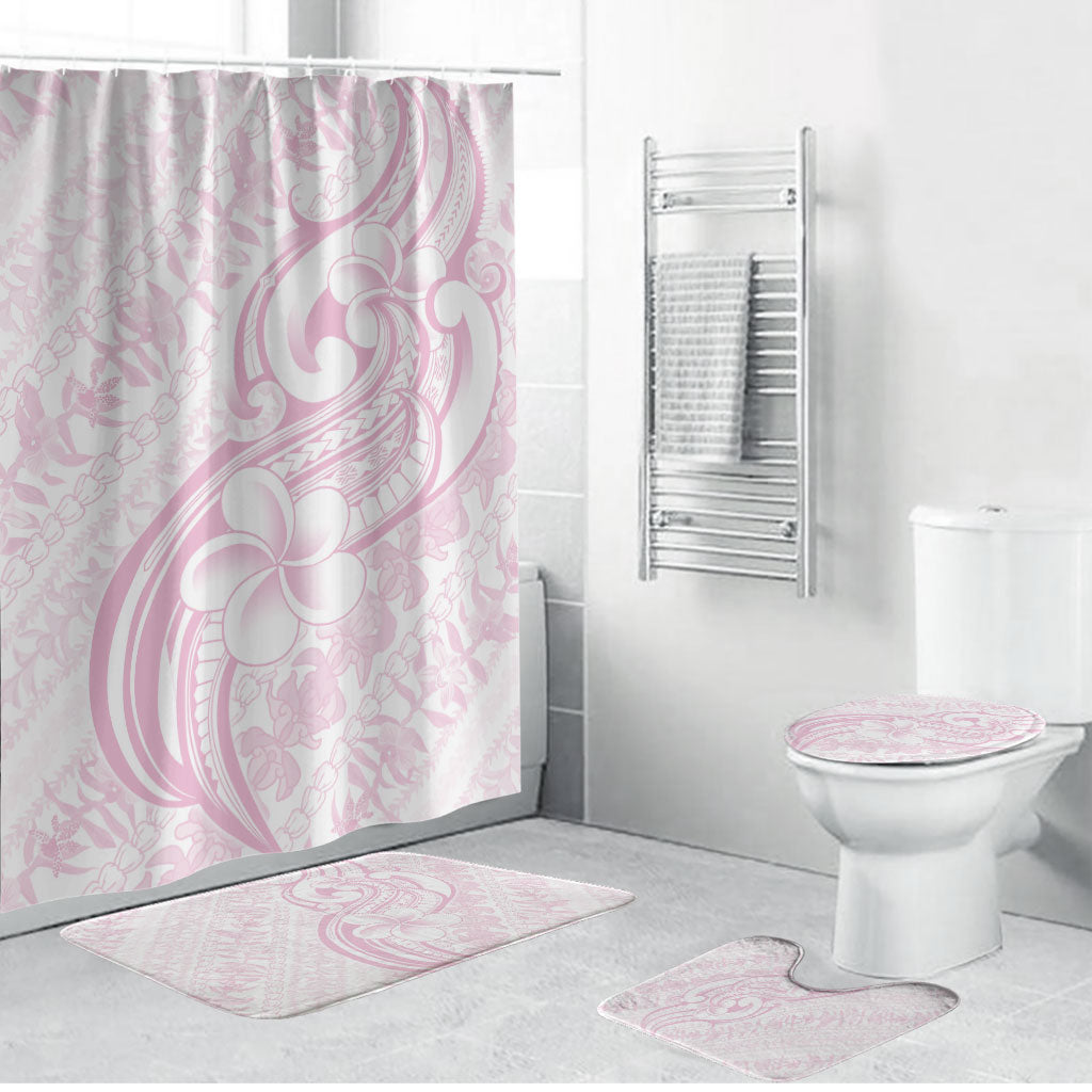 Hawaii Plumeria Lokelani Pikake Lei Bathroom Set Poni Mama Polynesian Tattoo