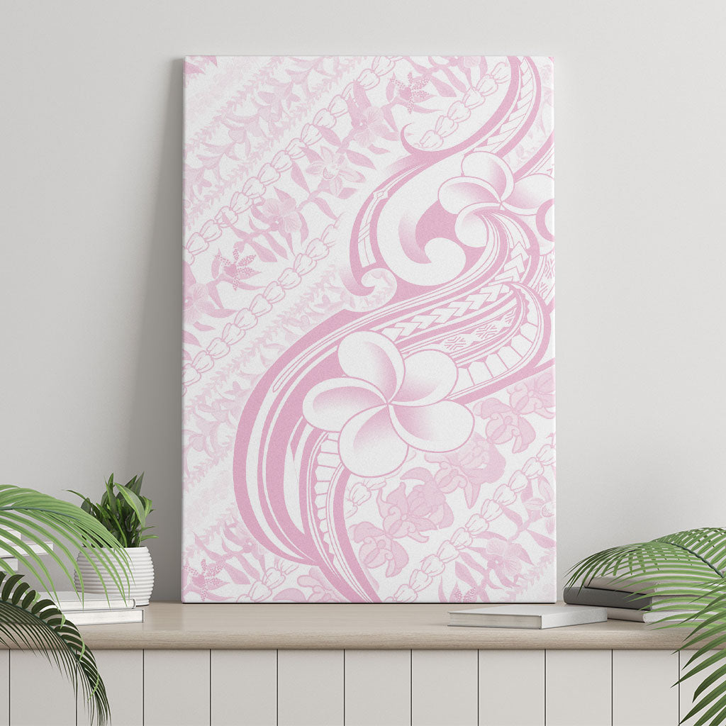 Hawaii Plumeria Lokelani Pikake Lei Canvas Wall Art Poni Mama Polynesian Tattoo LT9 - Polynesian Pride