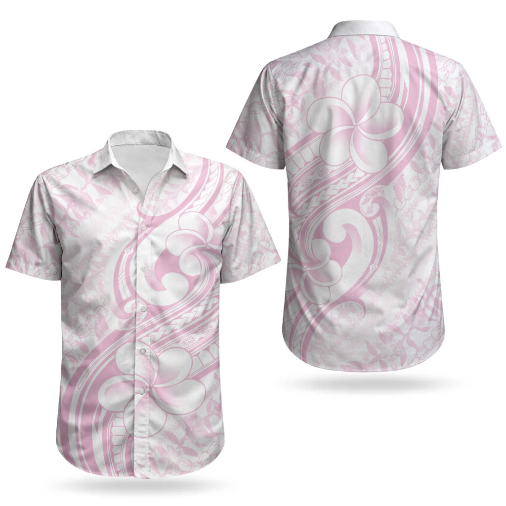 Hawaii Plumeria Lokelani Pikake Lei Couples Matching Tank Maxi Dress and Hawaiian Shirt Poni Mama Polynesian Tattoo LT9 - Polynesian Pride