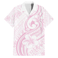 Hawaii Plumeria Lokelani Pikake Lei Family Matching Off Shoulder Short Dress and Hawaiian Shirt Poni Mama Polynesian Tattoo