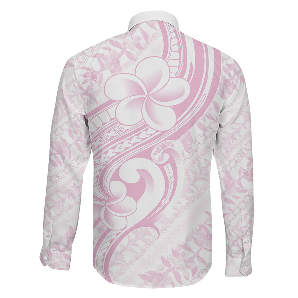 Hawaii Plumeria Lokelani Pikake Lei Family Matching Short Sleeve Bodycon Dress and Hawaiian Shirt Poni Mama Polynesian Tattoo