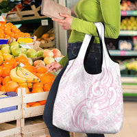 Hawaii Plumeria Lokelani Pikake Lei Grocery Bag Poni Mama Polynesian Tattoo LT9 - Polynesian Pride