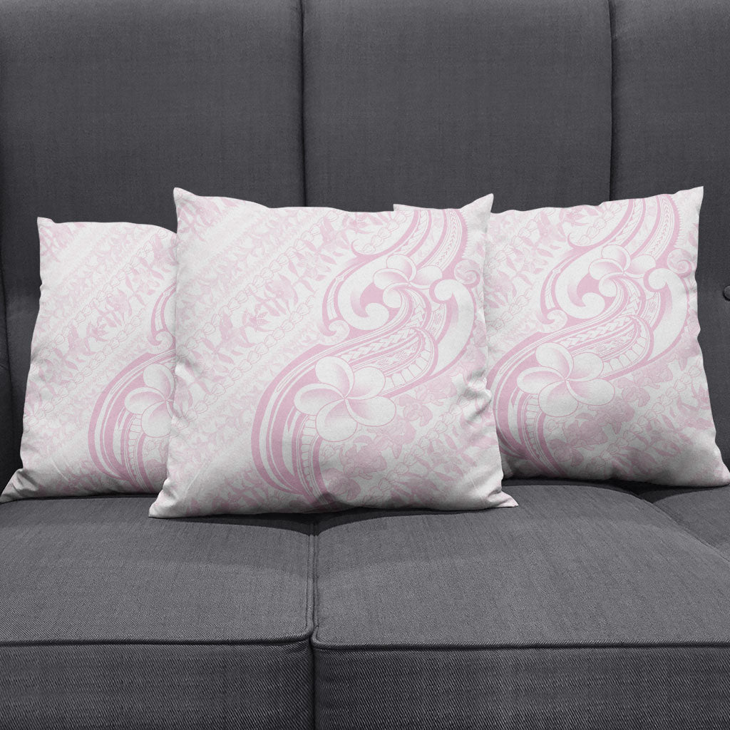 Hawaii Plumeria Lokelani Pikake Lei Pillow Cover Poni Mama Polynesian Tattoo LT9 - Polynesian Pride