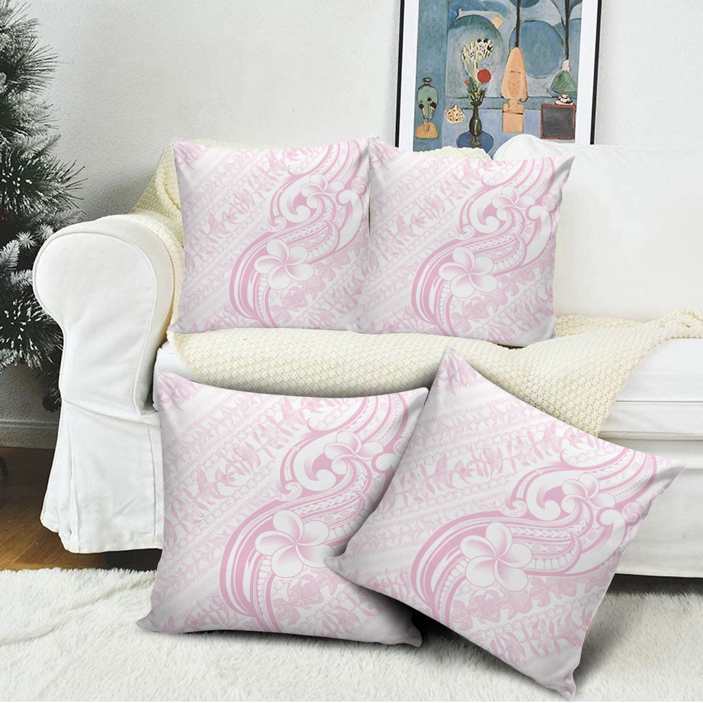 Hawaii Plumeria Lokelani Pikake Lei Pillow Cover Poni Mama Polynesian Tattoo LT9 - Polynesian Pride