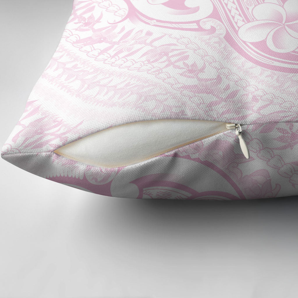 Hawaii Plumeria Lokelani Pikake Lei Pillow Cover Poni Mama Polynesian Tattoo LT9 - Polynesian Pride