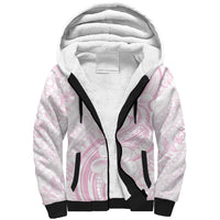 Hawaii Plumeria Lokelani Pikake Lei Sherpa Hoodie Poni Mama Polynesian Tattoo