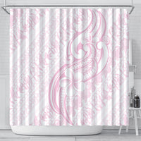Hawaii Plumeria Lokelani Pikake Lei Shower Curtain Poni Mama Polynesian Tattoo LT9 - Polynesian Pride