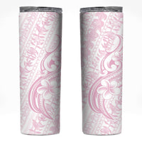 Hawaii Plumeria Lokelani Pikake Lei Skinny Tumbler Poni Mama Polynesian Tattoo