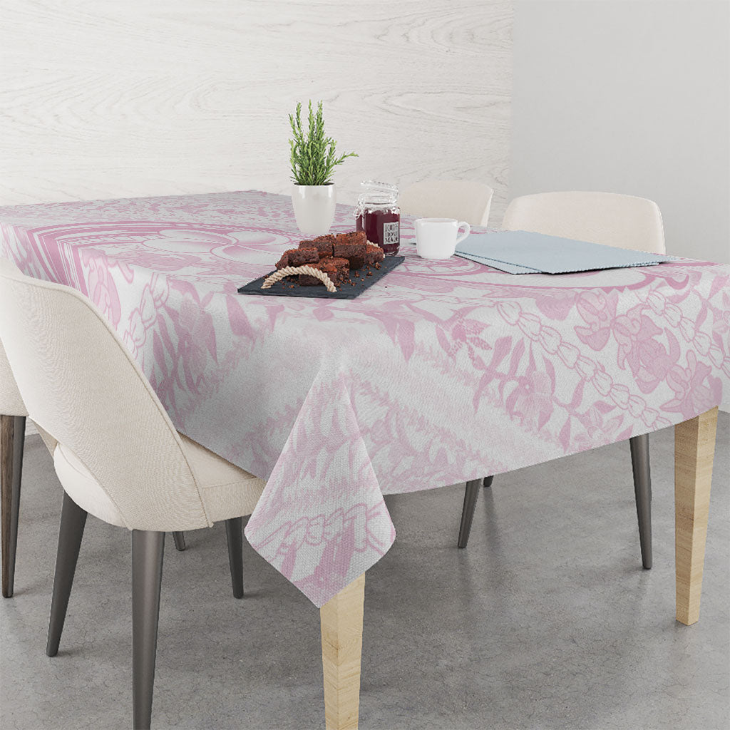 Hawaii Plumeria Lokelani Pikake Lei Tablecloth Poni Mama Polynesian Tattoo LT9 - Polynesian Pride