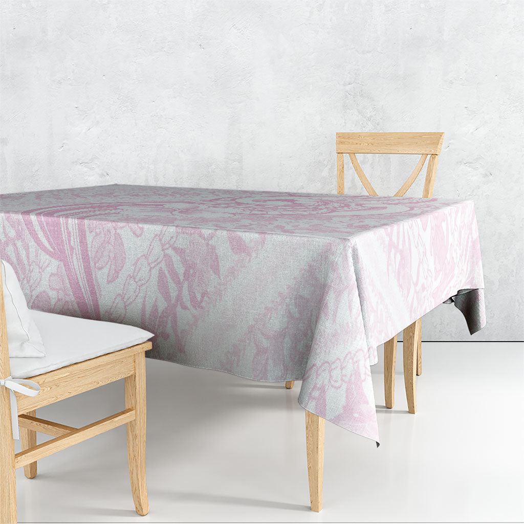 Hawaii Plumeria Lokelani Pikake Lei Tablecloth Poni Mama Polynesian Tattoo LT9 - Polynesian Pride