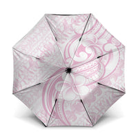 Hawaii Plumeria Lokelani Pikake Lei Umbrella Poni Mama Polynesian Tattoo LT9 One Size Folded 11.42 inch Opened Diameter 37.4 inch Pink - Polynesian Pride