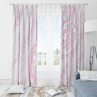 Hawaii Plumeria Lokelani Pikake Lei Window Curtain Poni Mama Polynesian Tattoo