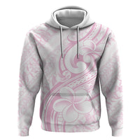 Hawaii Plumeria Lokelani Pikake Lei Zip Hoodie Poni Mama Polynesian Tattoo