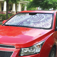 Hawaii Plumeria Lokelani Pikake Lei Auto Sun Shade Poni Polynesian Tattoo