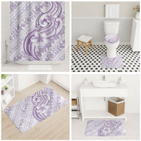 Hawaii Plumeria Lokelani Pikake Lei Bathroom Set Poni Polynesian Tattoo