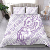 Hawaii Plumeria Lokelani Pikake Lei Bedding Set Poni Polynesian Tattoo