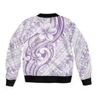 Hawaii Plumeria Lokelani Pikake Lei Bomber Jacket Poni Polynesian Tattoo