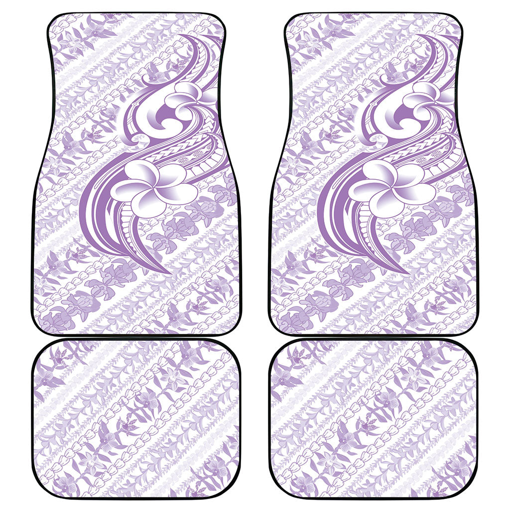 Hawaii Plumeria Lokelani Pikake Lei Car Mats Poni Polynesian Tattoo
