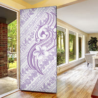 Hawaii Plumeria Lokelani Pikake Lei Door Cover Poni Polynesian Tattoo LT9 - Polynesian Pride