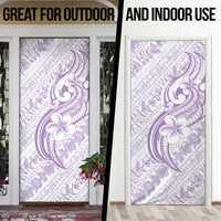 Hawaii Plumeria Lokelani Pikake Lei Door Cover Poni Polynesian Tattoo LT9 - Polynesian Pride