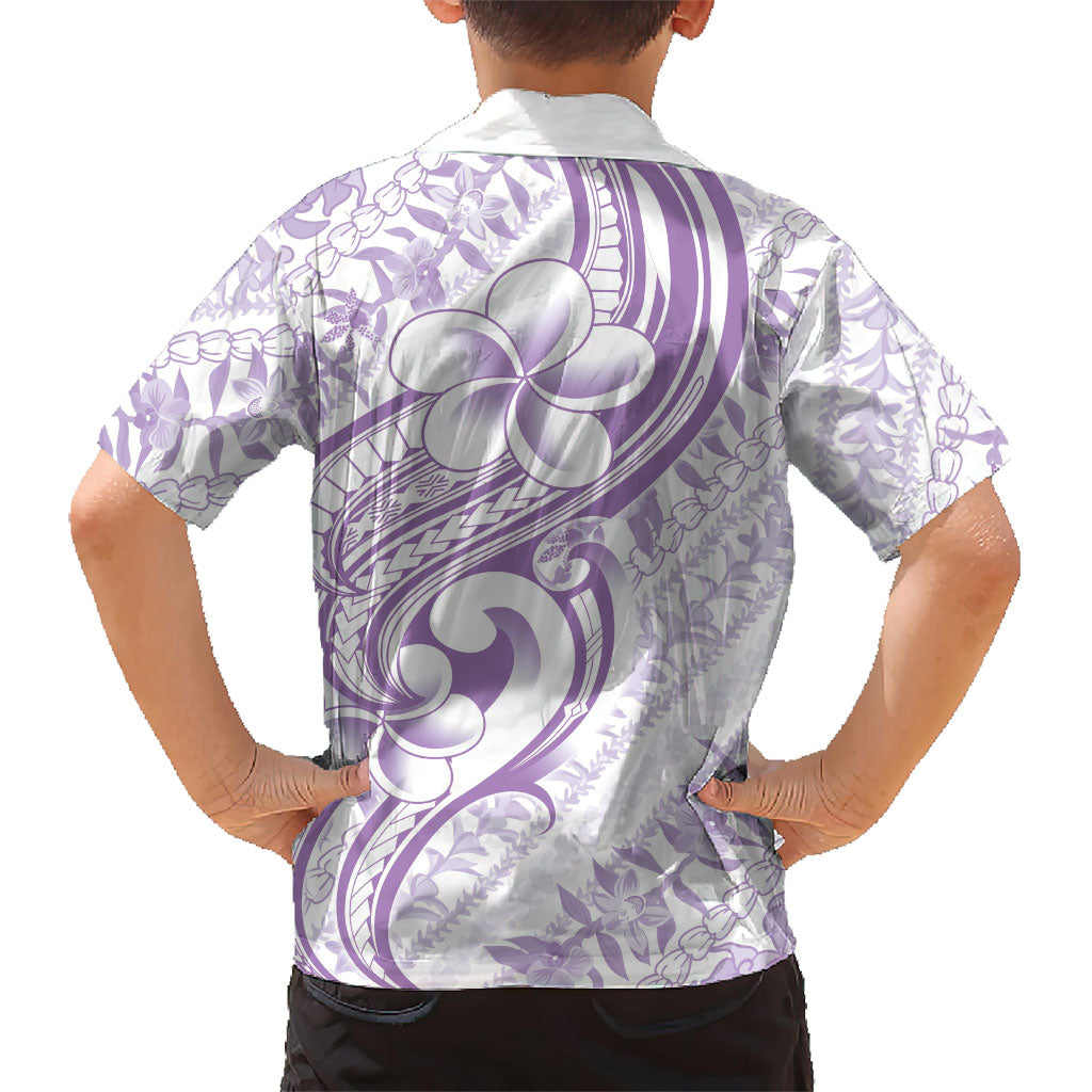 Hawaii Plumeria Lokelani Pikake Lei Family Matching Long Sleeve Bodycon Dress and Hawaiian Shirt Poni Polynesian Tattoo