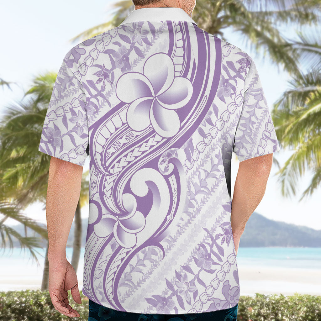 Hawaii Plumeria Lokelani Pikake Lei Hawaiian Shirt Poni Polynesian Tattoo