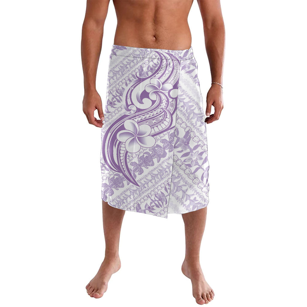 Hawaii Plumeria Lokelani Pikake Lei Lavalava Poni Polynesian Tattoo LT9 Purple - Polynesian Pride