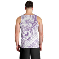 Hawaii Plumeria Lokelani Pikake Lei Men Tank Top Poni Polynesian Tattoo LT9 - Polynesian Pride
