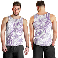 Hawaii Plumeria Lokelani Pikake Lei Men Tank Top Poni Polynesian Tattoo LT9 - Polynesian Pride