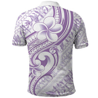 Hawaii Plumeria Pikake Lei – Polo Shirt – Polynesian Tattoo Pattern LT9 - Polynesian Pride