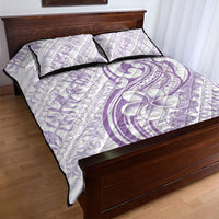 Hawaii Plumeria Lokelani Pikake Lei Quilt Bed Set Poni Polynesian Tattoo