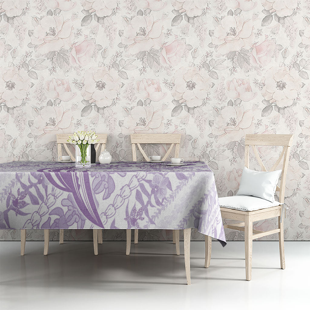 Hawaii Plumeria Lokelani Pikake Lei Tablecloth Poni Polynesian Tattoo LT9 - Polynesian Pride