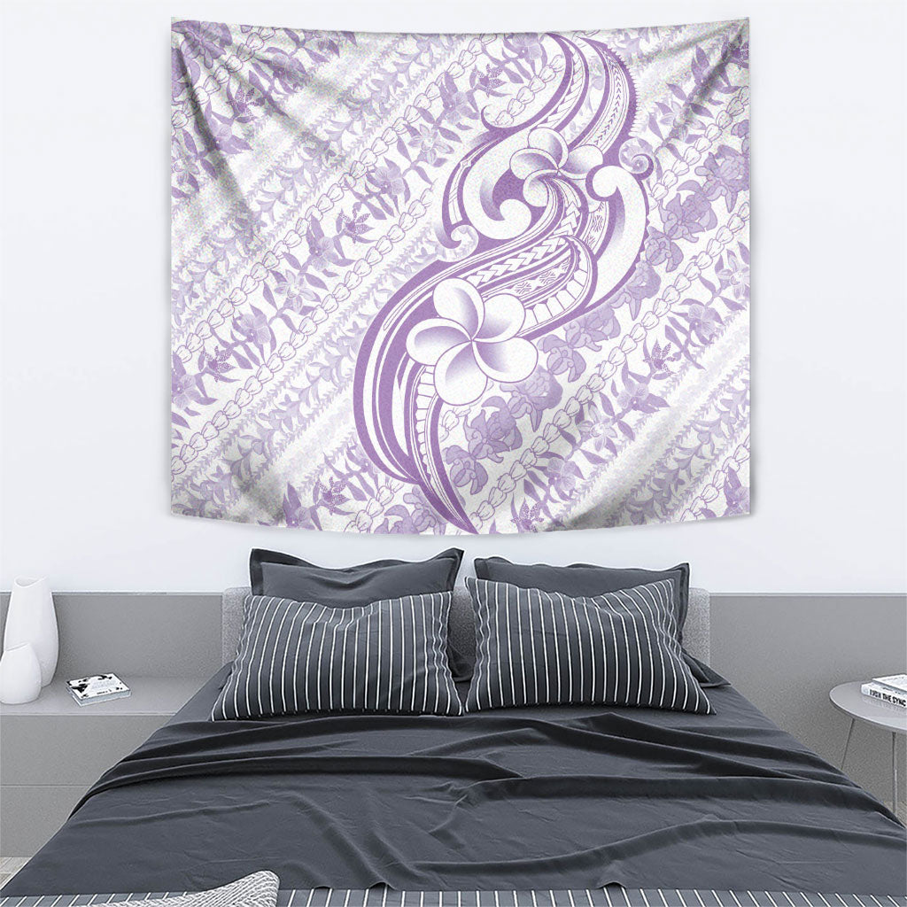 Hawaii Plumeria Lokelani Pikake Lei Tapestry Poni Polynesian Tattoo