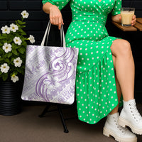 Hawaii Plumeria Lokelani Pikake Lei Tote Bag Poni Polynesian Tattoo