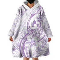 Hawaii Plumeria Lokelani Pikake Lei Wearable Blanket Hoodie Poni Polynesian Tattoo