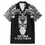 New Zealand Te Reo Maori Family Matching Mermaid Dress and Hawaiian Shirt Kia Kaha Maori Language Week Black Style LT9 Dad's Shirt - Short Sleeve Black - Polynesian Pride