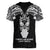 New Zealand Te Reo Maori Women V Neck T Shirt Kia Kaha Maori Language Week Black Style LT9 - Polynesian Pride