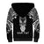 Personalised New Zealand Te Reo Maori Sherpa Hoodie Kia Kaha Maori Language Week Black Style LT9 - Polynesian Pride