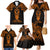 Personalised New Zealand Te Reo Maori Family Matching Mermaid Dress and Hawaiian Shirt Kia Kaha Maori Language Week Gold Style LT9 - Polynesian Pride