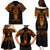 Personalised New Zealand Te Reo Maori Family Matching Puletasi Dress and Hawaiian Shirt Kia Kaha Maori Language Week Gold Style LT9 - Polynesian Pride