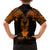 Personalised New Zealand Te Reo Maori Kid Hawaiian Shirt Kia Kaha Maori Language Week Gold Style LT9 - Polynesian Pride