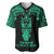 Personalised New Zealand Te Reo Maori Baseball Jersey Kia Kaha Maori Language Week Green Style LT9 Green - Polynesian Pride