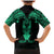 Personalised New Zealand Te Reo Maori Family Matching Mermaid Dress and Hawaiian Shirt Kia Kaha Maori Language Week Green Style LT9 - Polynesian Pride