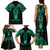 Personalised New Zealand Te Reo Maori Family Matching Tank Maxi Dress and Hawaiian Shirt Kia Kaha Maori Language Week Green Style LT9 - Polynesian Pride